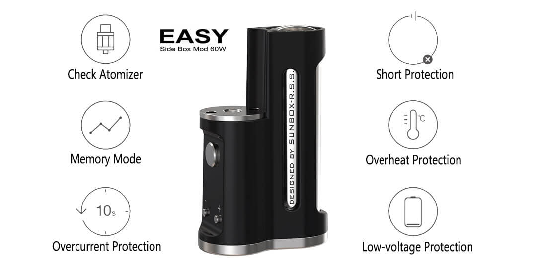 Box Easy 60W Akkuträger von Ambition Mods & Sunbox