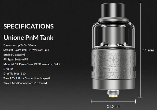 Unione PnM Verdampfer von Oxva