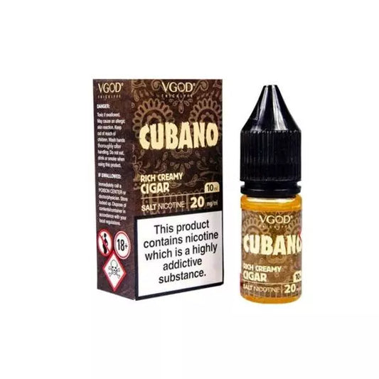 VGod Cubano 10ml/20mg Nikotin Salz Liquid