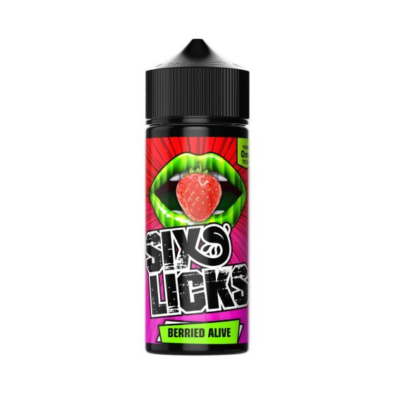 Six Licks 100/120ml Shortfill Liquid