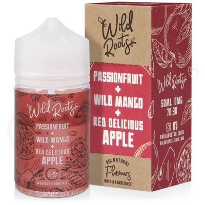 Passionfruit, Mango, Apple 50ml/75ml Shortfill von Wild Roots