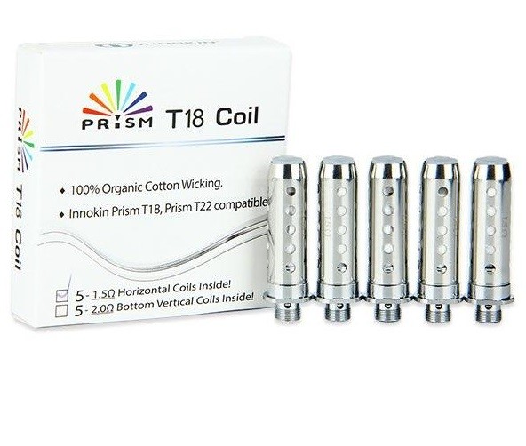 Prism T18 Ersatz Coils 5er Pack von Innokin