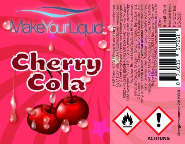 Make Your Liquid - Cherry Cola Longfill